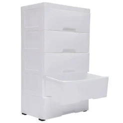 5 Drawer Dresser Storage Tower Organizer .