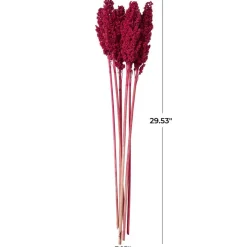 Dried Corn Maize Natural Foliage with Long Stems