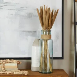 Dried Plant Bunny Tail Natural Foliage with Long Stems