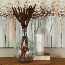 Dried Plant Bunny Tail Natural Foliage with Long Stems
