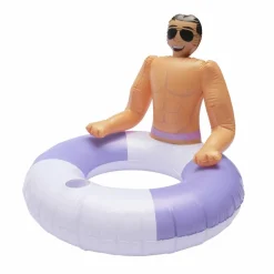 Drinking Buddies Hunky Inflatable Pool Ring