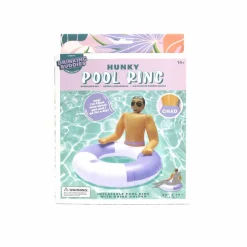 Drinking Buddies Hunky Inflatable Pool Ring
