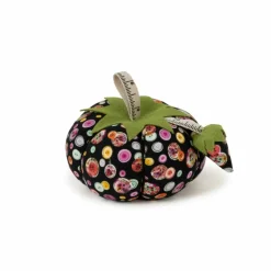 Dritz 4" Black Button Print Tomato Pin Cushion