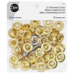 Dritz® Gold 3∕8" Grommets & Tools, 72 Sets