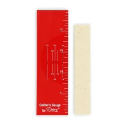 Dritz® Machine Seam Gauge & 1/8" Adhesive Guide for Straight Lines