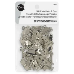 Dritz® Nickel Sew-On Hook & Eye Closures