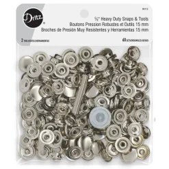 Dritz® Silver Heavy Duty Snaps & Tools, 5/8"