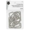 Dritz® Silver 1" Rectangle Rings, 12ct.