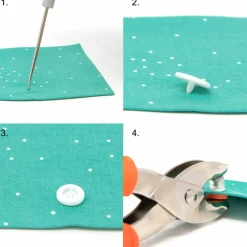 Dritz® White Plastic Snaps