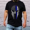 #212 DTF Print- Back The Blue - Half Tone (FOR BLACK SHIRTS ONLY)