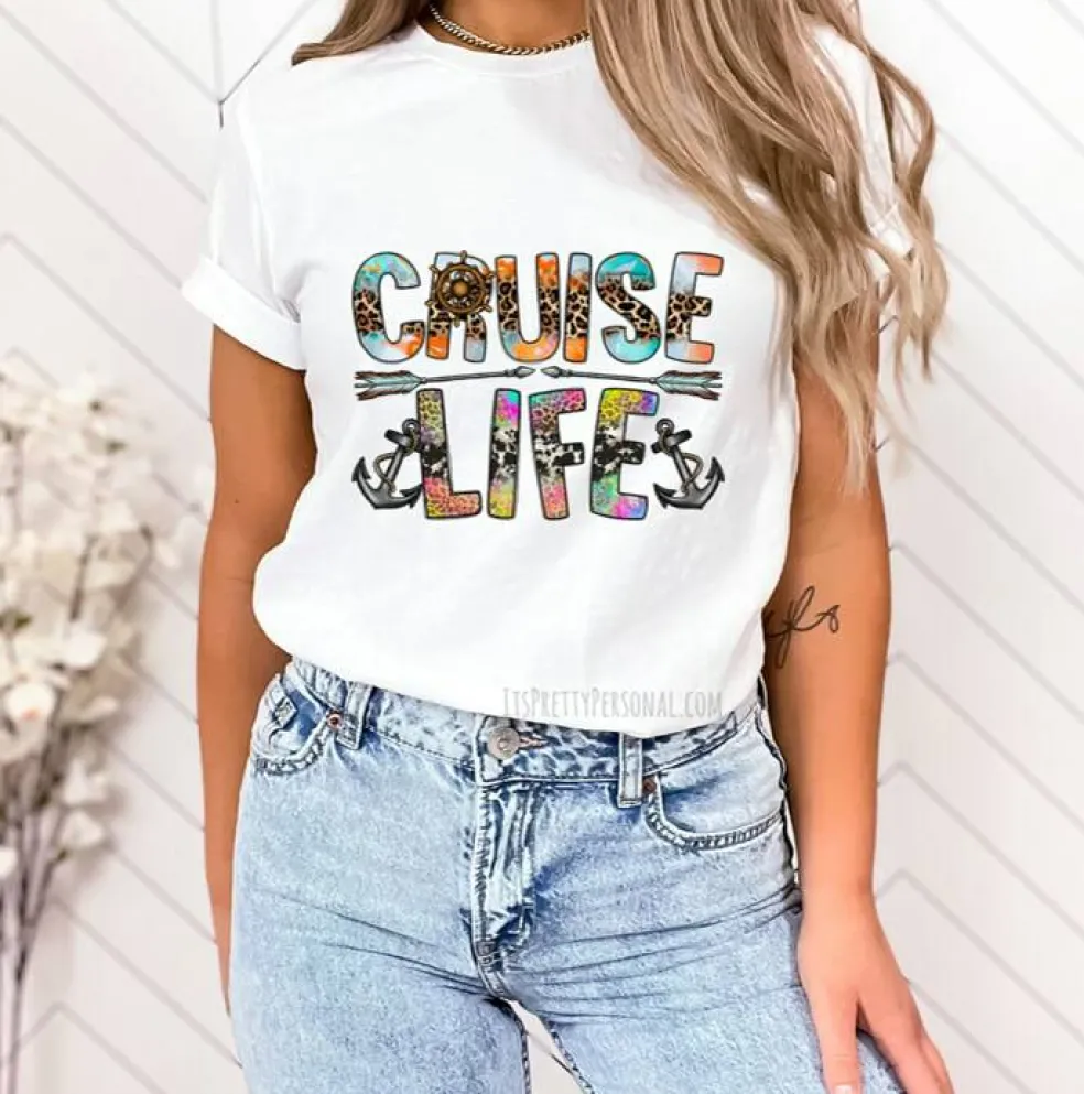 #200 DTF Print- Cruise Life