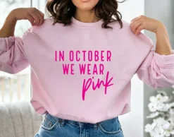 #255 DTF Print- October Wear Pink