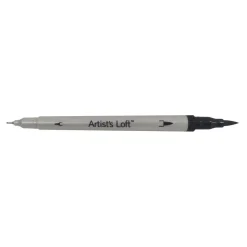 Dual Tip Brush Fineliner Markers by Artist's Loft™