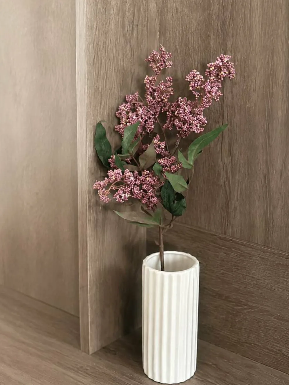 Dusty Plum Artificial Nandina Berry Stem, 2-Piece Set