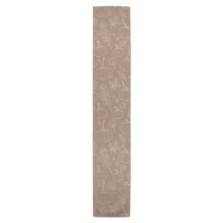 72'' Dusty Rose Fall Pattern Cotton Twill Runner