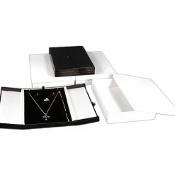 3 Earring Ring Necklace Black White Combo Jewelry Boxes