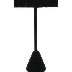 3 Earring T Stand Black Velvet Showcase Display 4.75"