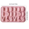 Easter Bunny & Egg Silicone Mold