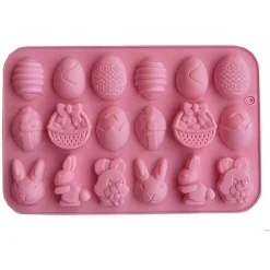 Easter Bunny & Egg Silicone Mold