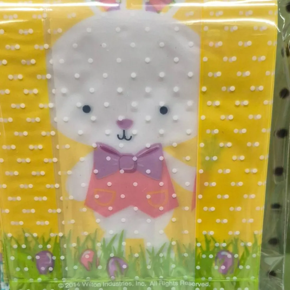 Easter Bunny Treat Bag Yellow 20 Count