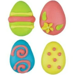 Easter Eggs Royal Icing 12 Count