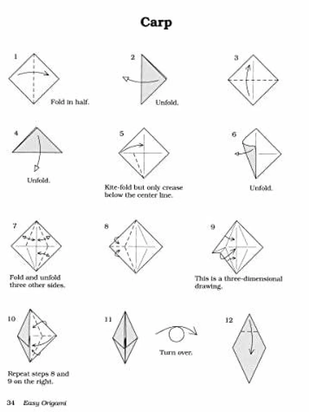 Easy Origami (Dover Origami Papercraft)over 30 simple projects
