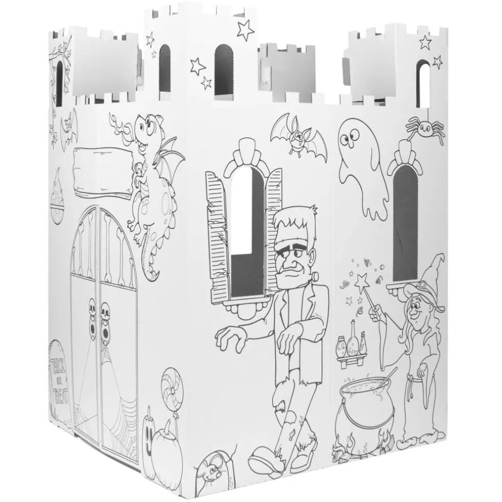 Easy Playhouse Haunted Castle Cardboard Playhouse