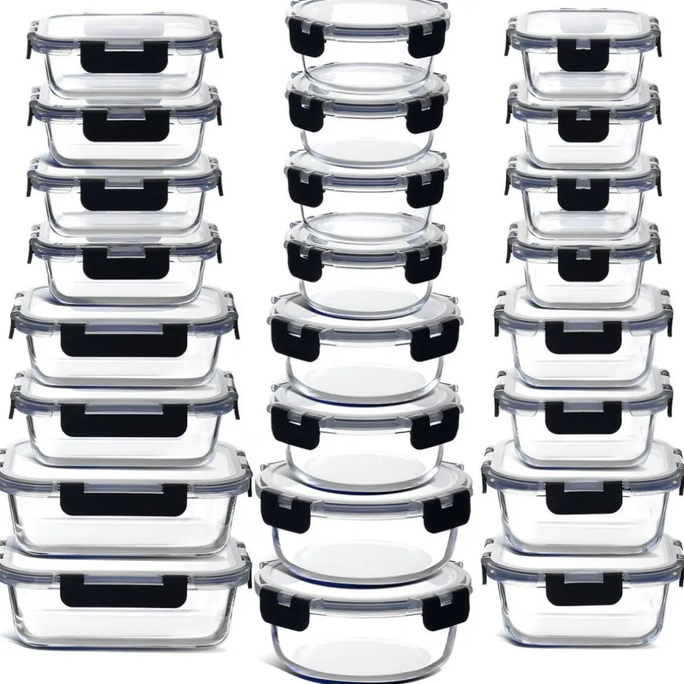 Eatex Glass Food Storage Containers with Lid