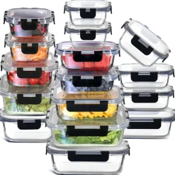 Eatex Glass Food Storage Containers with Lid