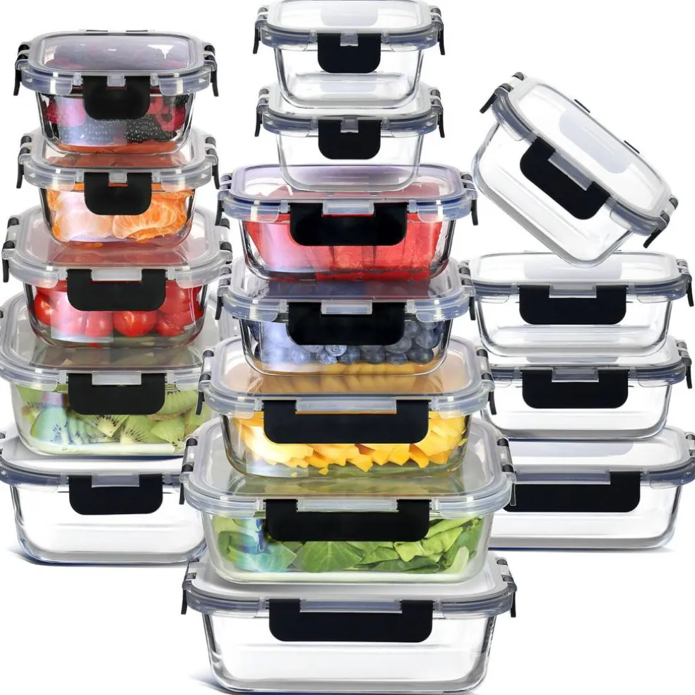 Eatex Glass Food Storage Containers with Lid