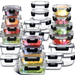 Eatex Glass Food Storage Containers with Lid
