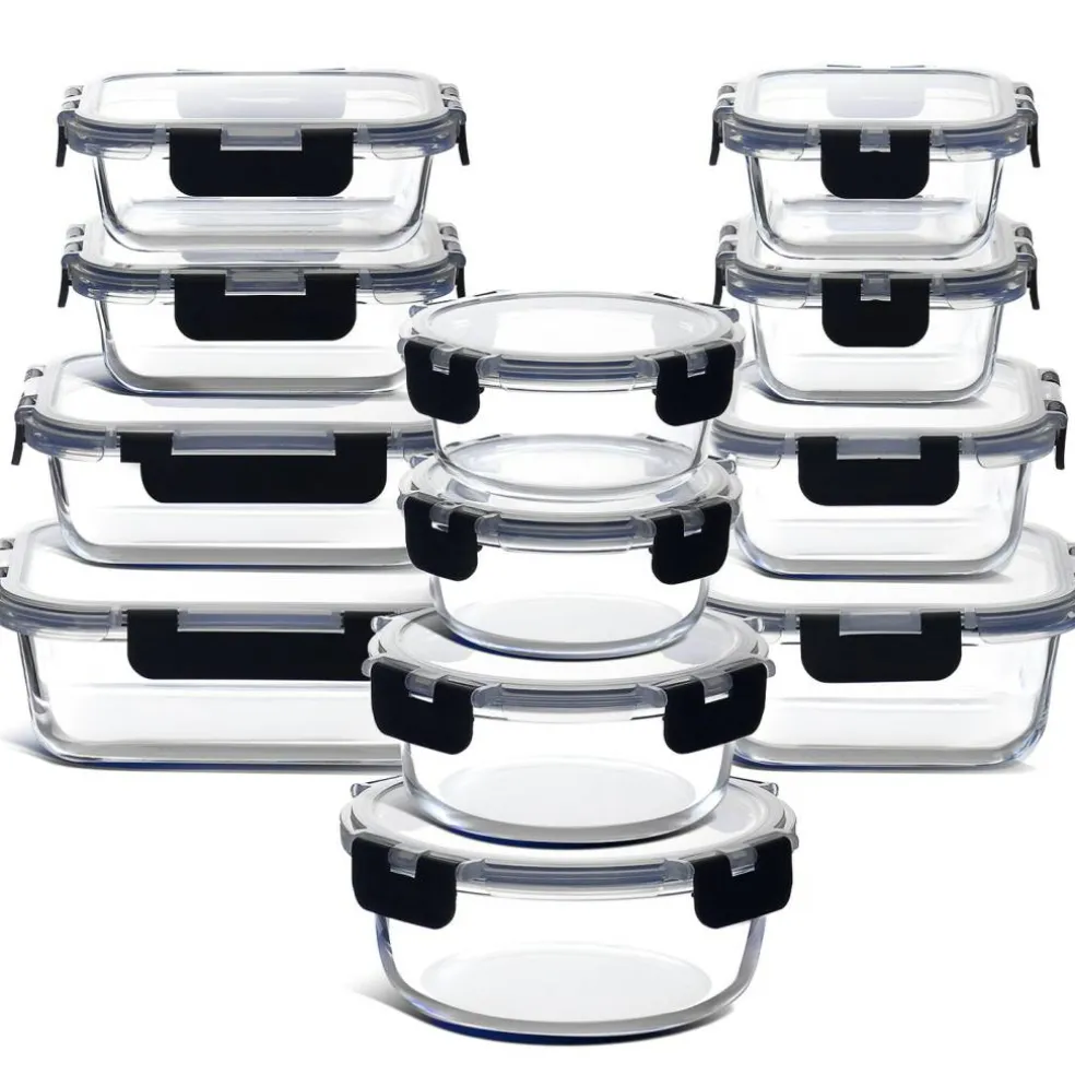 Eatex Glass Food Storage Containers with Lid