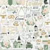 Echo Park Marry Me 12 x 12 Cardstock Element Stickers