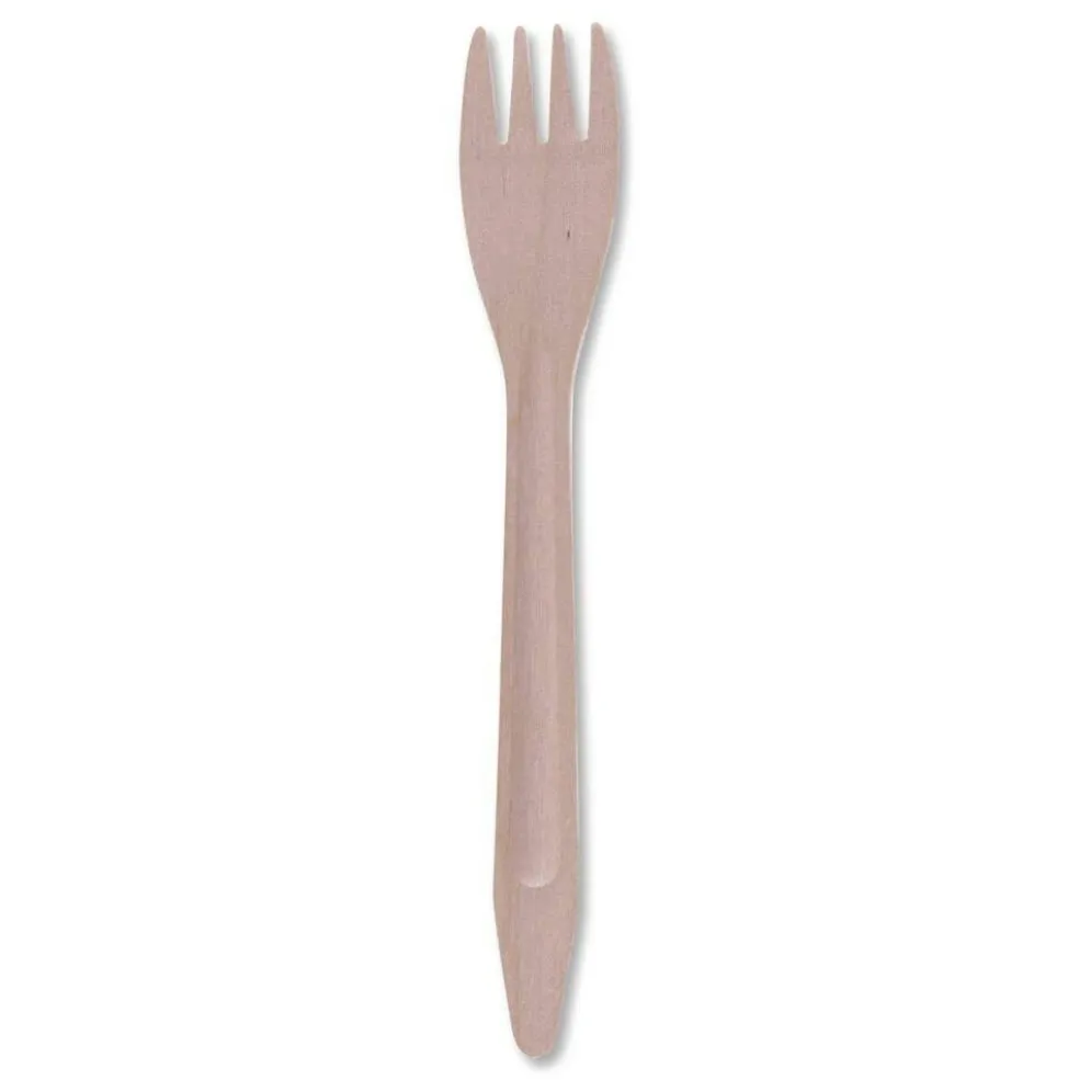 Eco-Products General Purpose Fork Wood Cutlery - Natural (500/Carton)