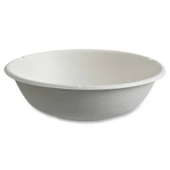 Eco-Products 16 oz. Vanguard Renewable and Compostable Sugarcane Bowls - White (800/Carton)