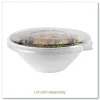 Eco-Products 40 oz Vanguard Renewable and Compostable Sugarcane Bowls - White (400/Carton)