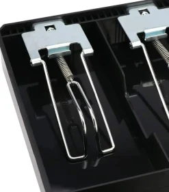 Edge Collections - Black - Cash Register Drawer with 4 Bill and 3 Coin Compartments - 1 Piece