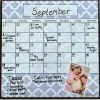 Edge Collections – Dry Erase Fridge Calendar for Home & Office Organization – 1 Piece