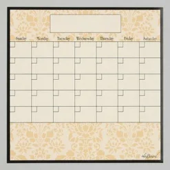 Edge Collections – Dry Erase Fridge Calendar for Home & Office Organization – 1 Piece