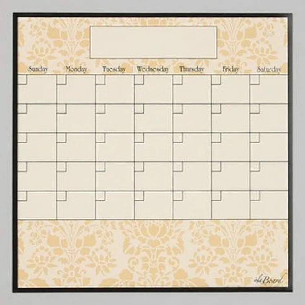 Edge Collections – Dry Erase Fridge Calendar for Home & Office Organization – 1 Piece