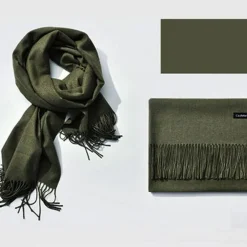 Edge Collections - 72" - Elegant Cashmere Blend Wool Scarf - 1 Piece