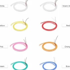 Edge Collections – Flexible Silicone Neon LED Strip Tube Light (12V, Waterproof) – 1 Piece