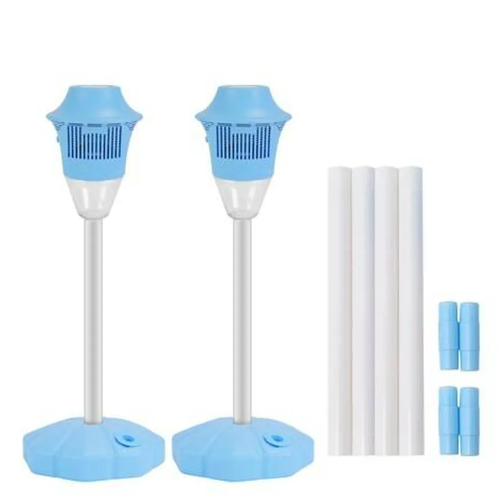 Edge Collections - 3 In 1 Standing Bubble Machine with Lights Music Rechargeable Bubble Maker