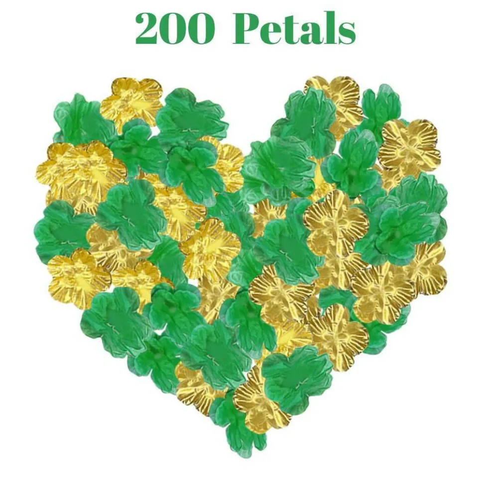 Edge Collections - Mixed Color Artificial Silk Rose Petals for Celebrations - 200 Pieces