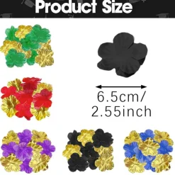 Edge Collections - Mixed Color Artificial Silk Rose Petals for Celebrations - 200 Pieces