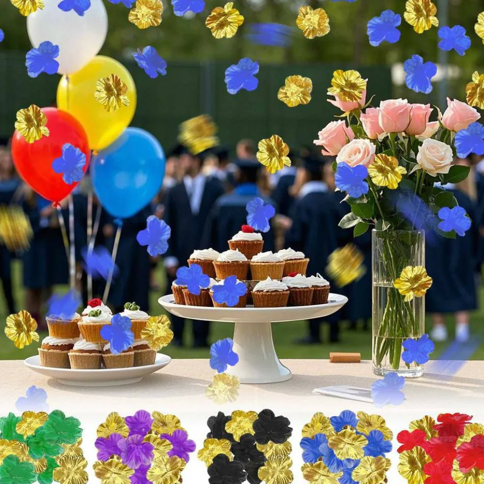 Edge Collections - Mixed Color Artificial Silk Rose Petals for Celebrations - 200 Pieces