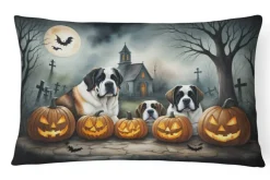 Edge Collections – Multicolor – Spooky Halloween Decorative Patio & Couch Fabric Pillow – 1 Piece