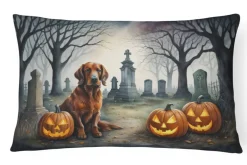 Edge Collections – Multicolor – Spooky Halloween Decorative Patio & Couch Fabric Pillow – 1 Piece