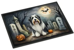 Edge Collections - Multicolor - Halloween Runner Doormat for Front Door Indoor Outdoor Entryway - 1 Piece