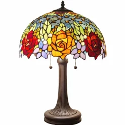 Edge Collections - Multicolor - Stylish Two-Light Candlestick Table Lamp - 1 Piece